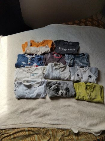 Lot pyjamas velours