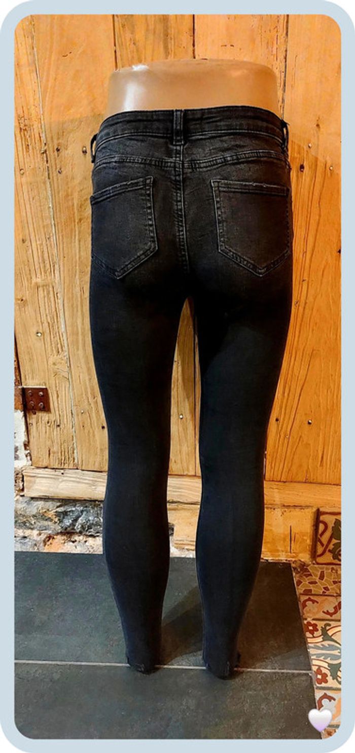 jeans noir denimco taille 36 - photo numéro 2