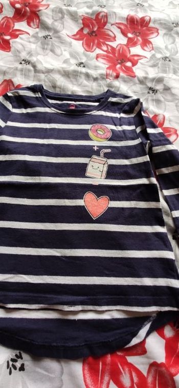 T-shirt manches longues fille 2/4 an