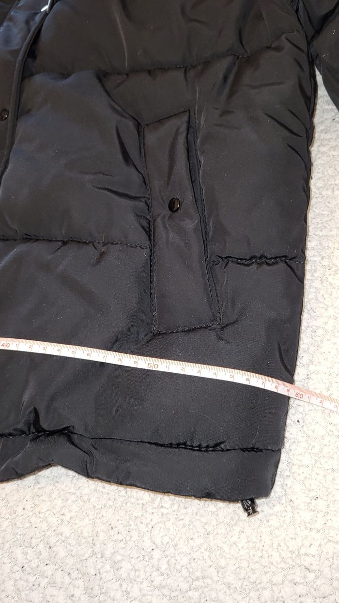 doudoune noir pull and bear - photo numéro 5