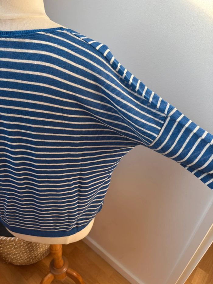 💙 sublime pull fin - La Fée Maraboutée - T38/40 - photo numéro 10