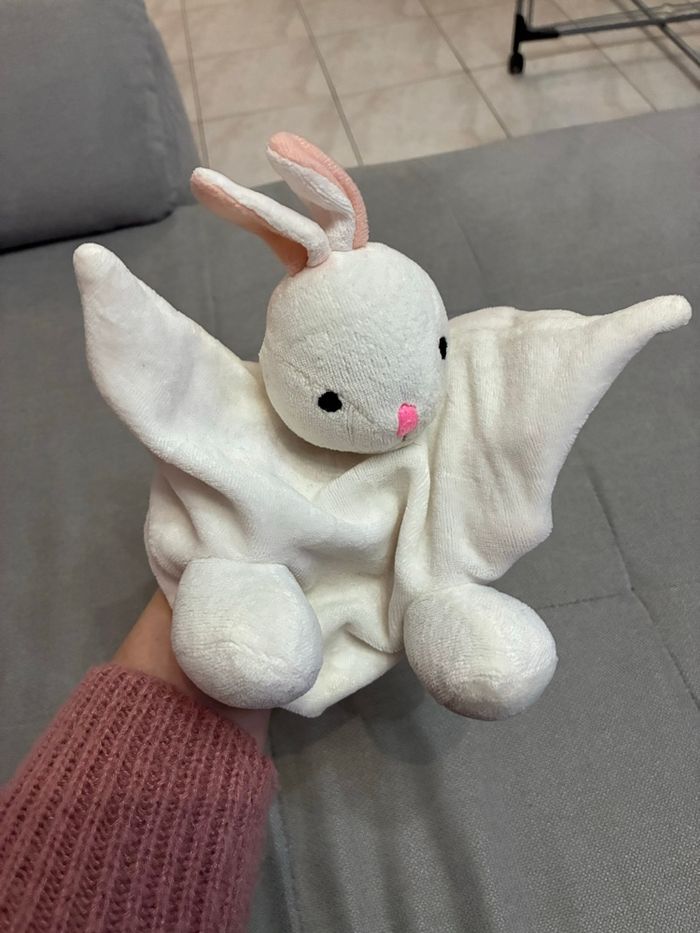 Doudou marionnette lapin - photo numéro 5