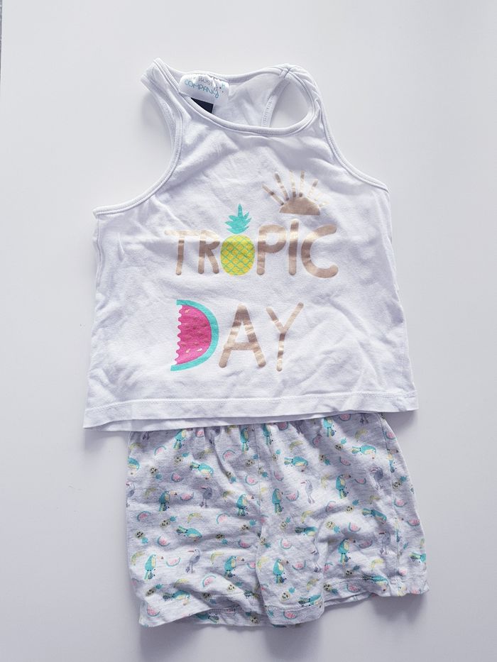La Twisty Company - Ensemble pyjama deux pièces : débardeur + short (3 ans) - photo numéro 3