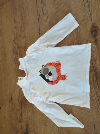 Tee shirt manches longues chat Okaidi 2 a's