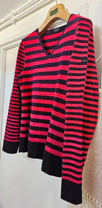 Pull Marinière Laine Saint James Taille 46