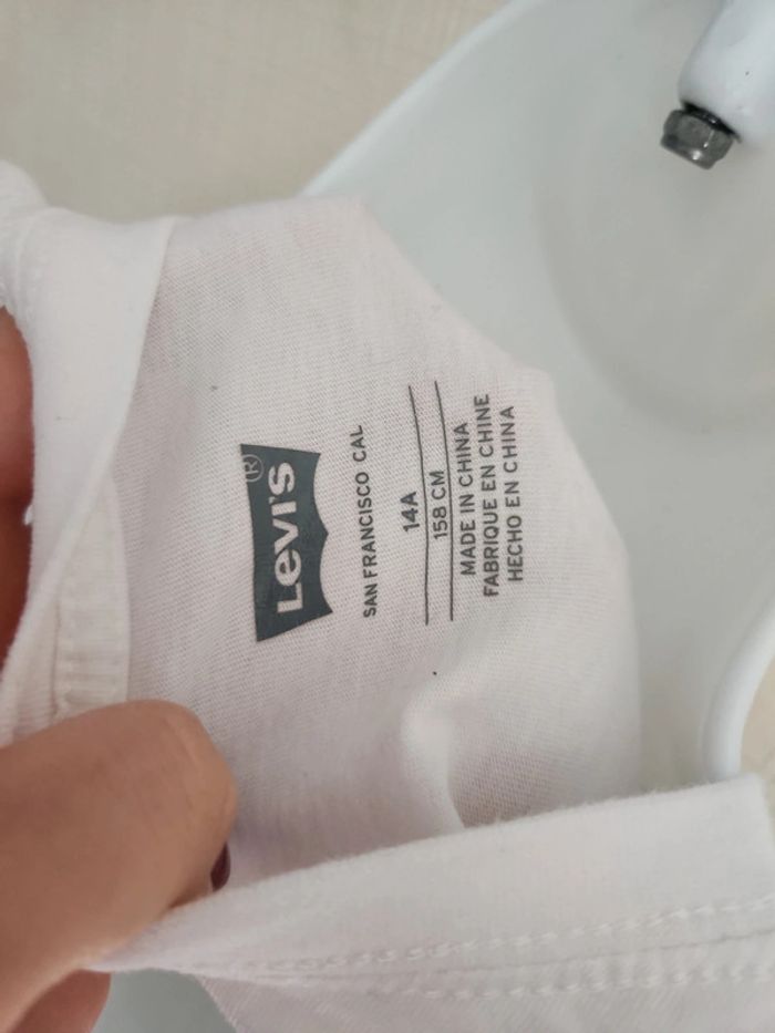 Tee-shirt court manches courtes Levi's 14 ans - photo numéro 11