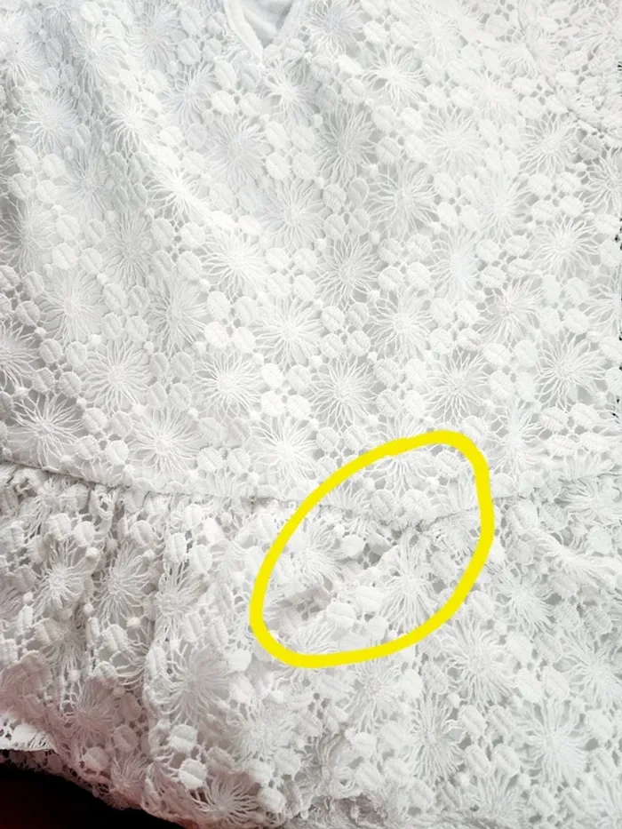 Robe fille KIABI 10 ans – Dentelle blanche élégante - photo numéro 6