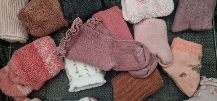 Lot chaussettes 15 16 rose - photo numéro 4