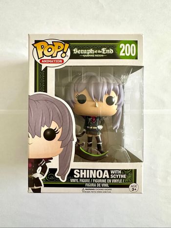 Figurine Funko Pop Shinoa with scythe numéro 200 Seraph of the End