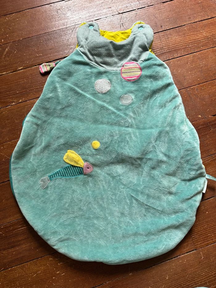 Gigoteuse turbulette Moulin Roty Pachats bleu 0/6 mois