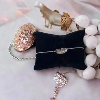 Splendide bracelet plume