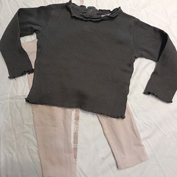 leggins + haut zara 18 mois réf 661 A1