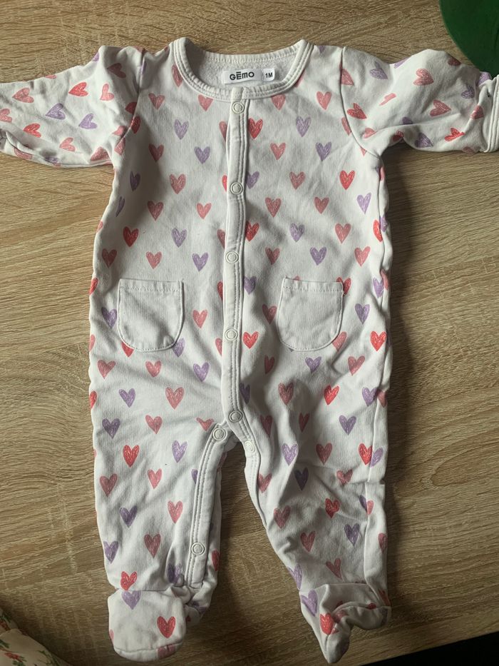 Lot de 3 pyjamas légers 1 mois - photo numéro 2
