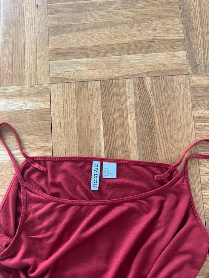 Robe longue terracotta/rouille H&M – Taille M - photo numéro 7