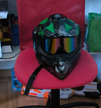 Casque motocross enfant