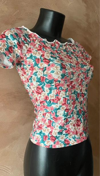Haut fleuri MC T36