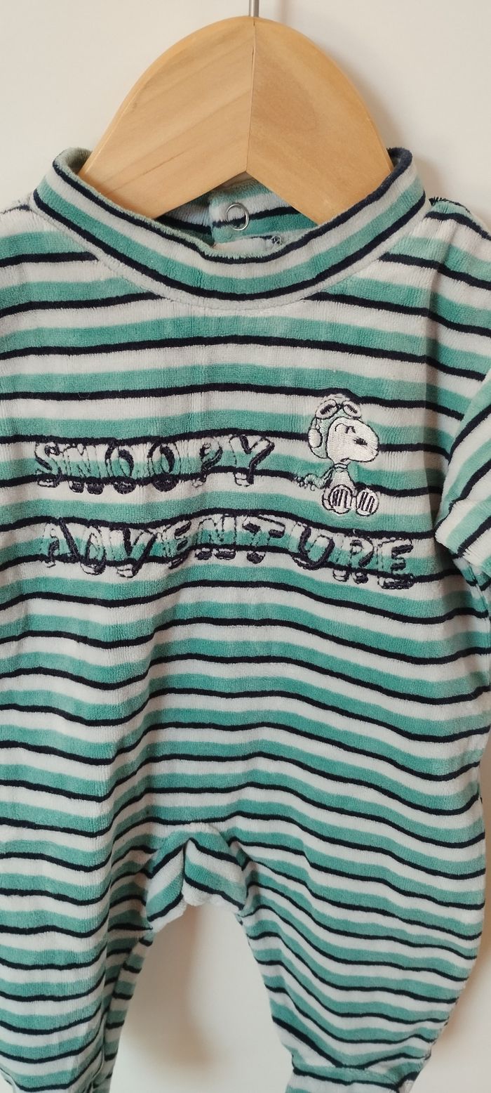 Pyjama garçon 1 mois Snoopy - photo numéro 2