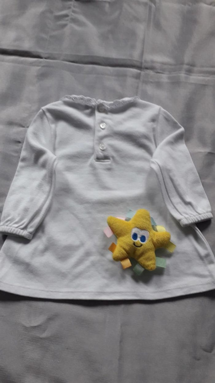 Ensemble 6 mois fuschia et blanc - photo numéro 4