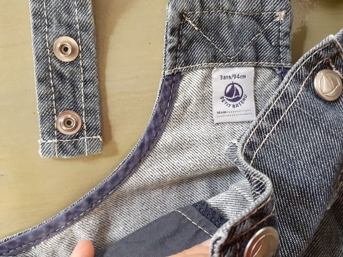 Robe jean Petit Bateau 3 ans - photo numéro 3