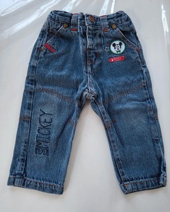 Jean Mickey taille 9 mois
