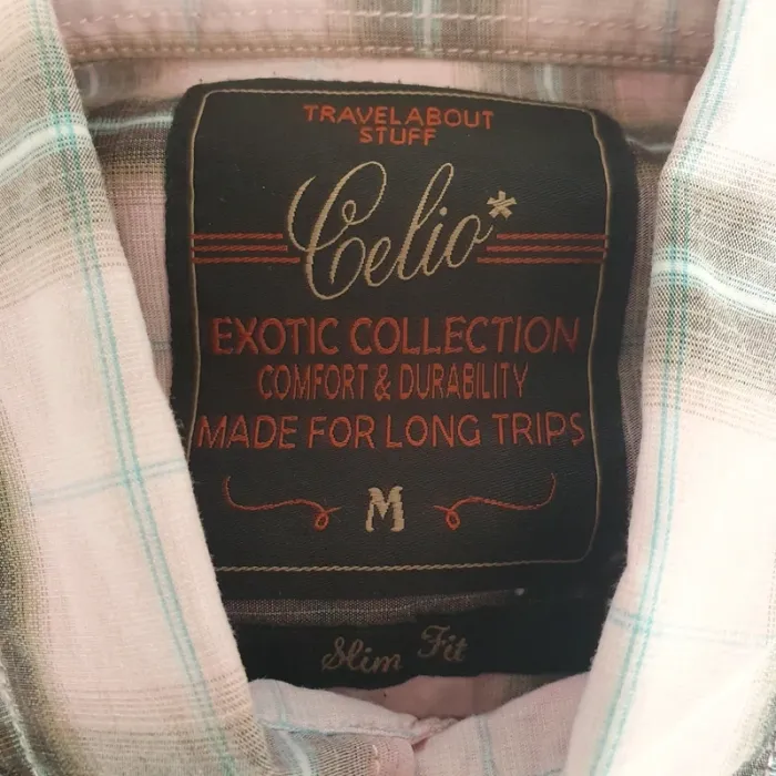 Chemisette homme à carreaux taille M celio très bon etat - photo numéro 8