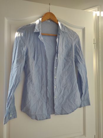 Chemise cintrée bleu ciel Pimkie