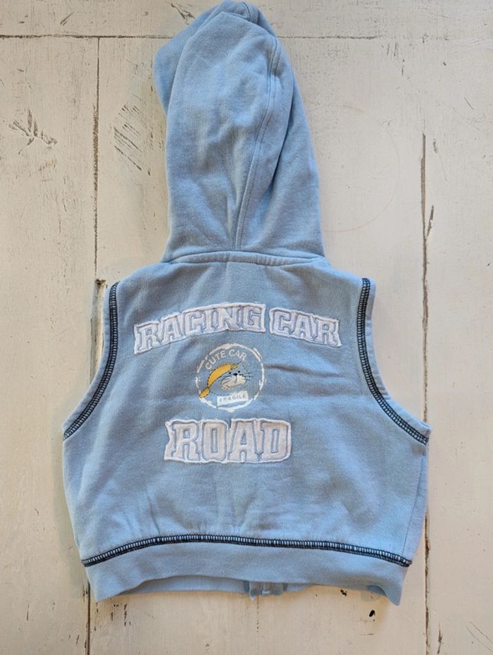 Sweat zippé sans manches - photo numéro 2