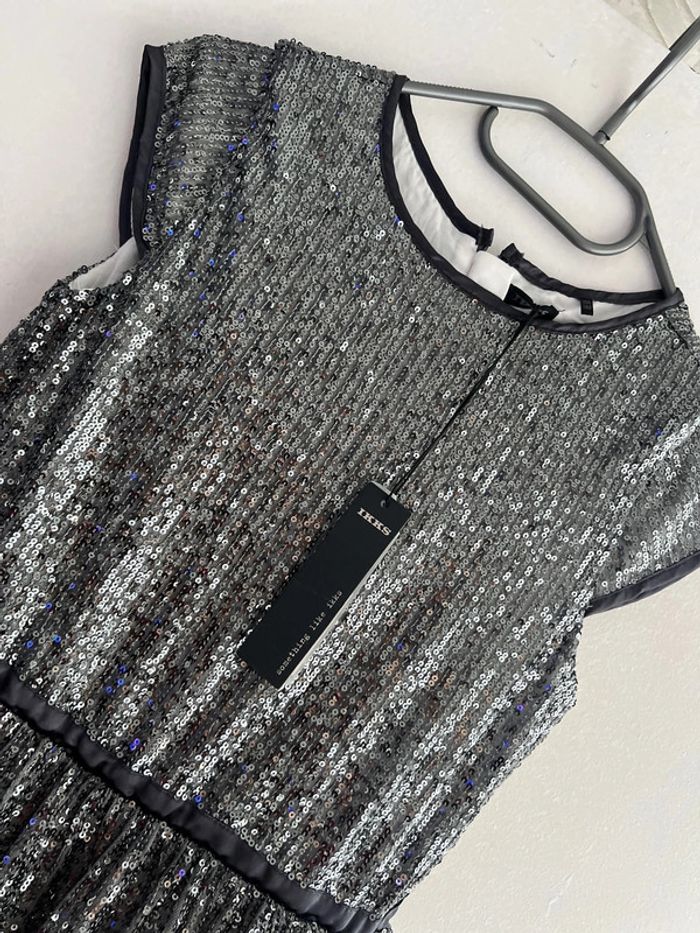 Magnifique robe à sequins ikks 10 ans - photo numéro 3
