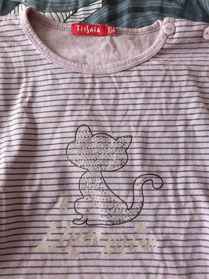 Tee shirt tissaia 10 ans - photo numéro 2