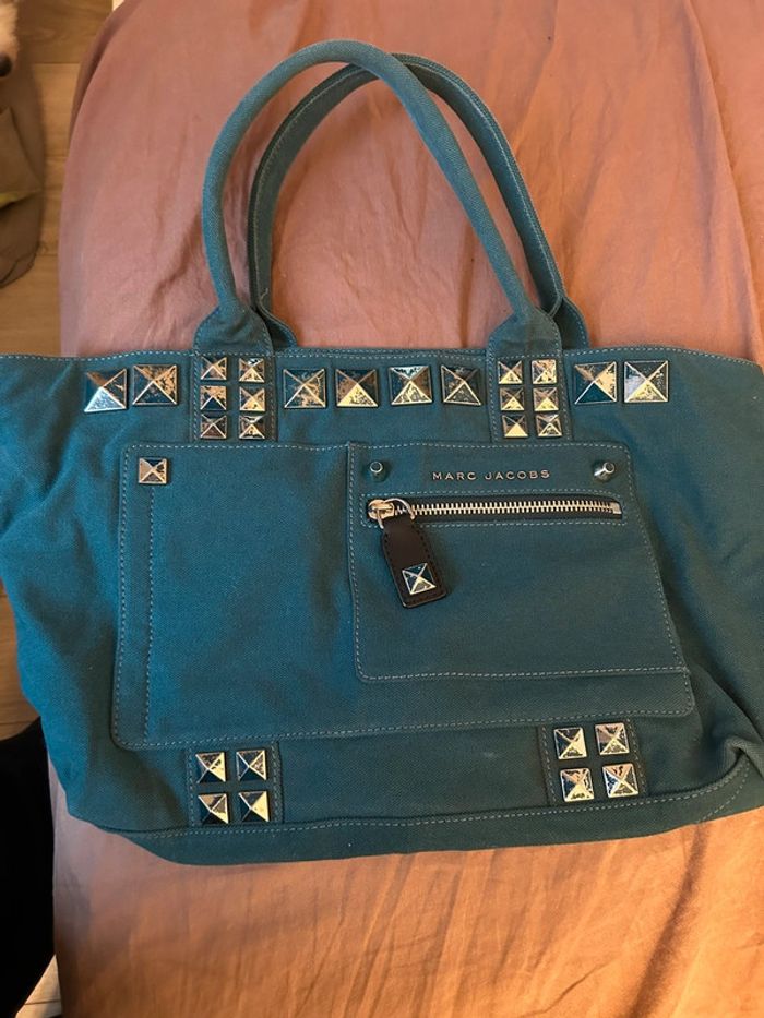 Sac bleu canard Marc by Marc Jacobs
