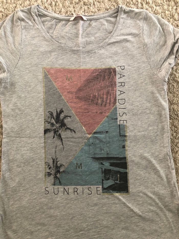 T-shirt camaïeu taille m/l - photo numéro 2