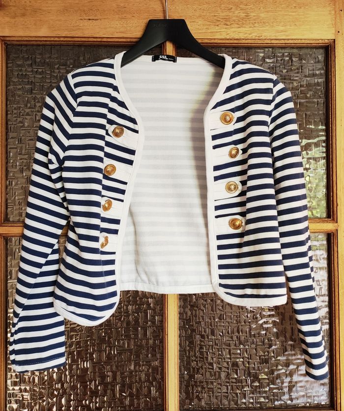 Veste marinière courte