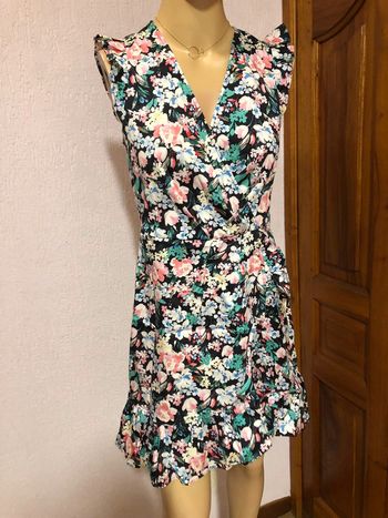 Robe Portefeuille fleurie - n e u v e