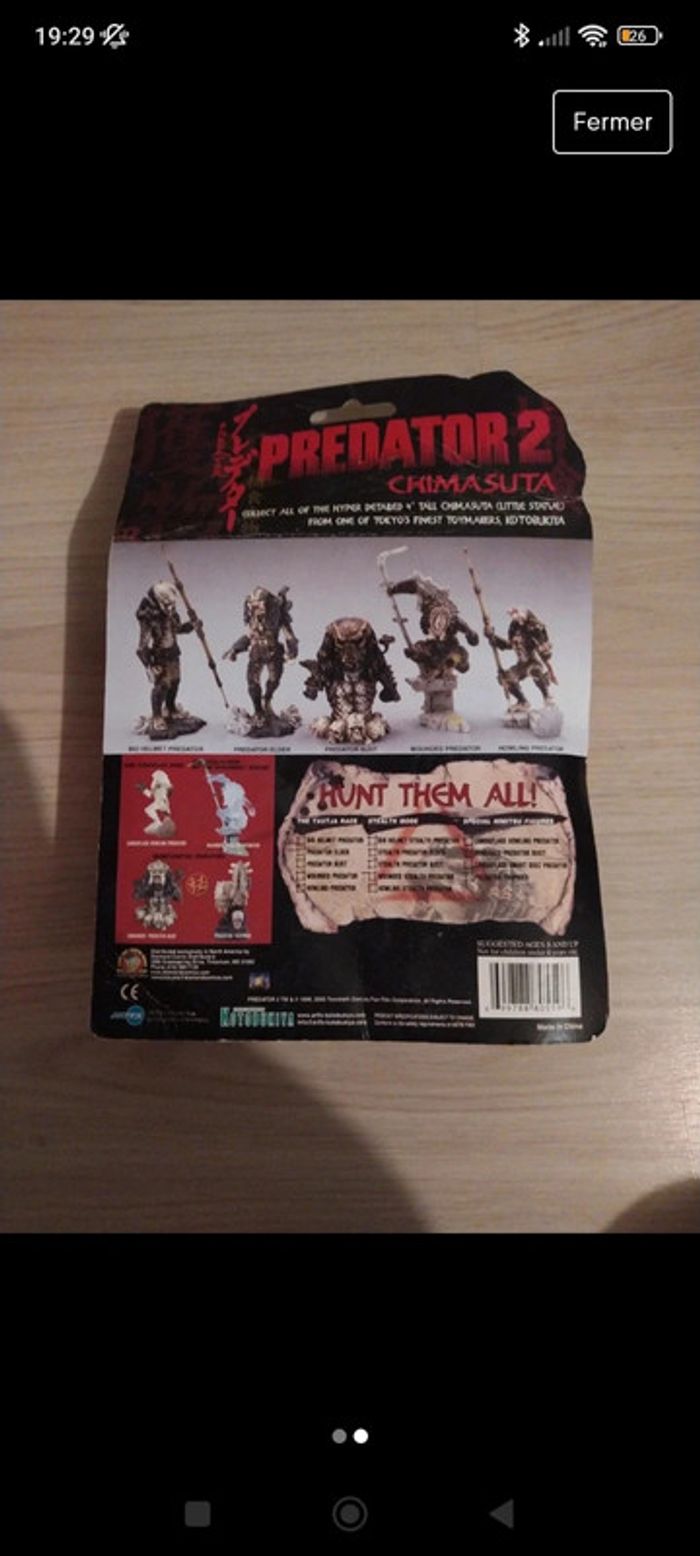Figurine stealth predator 2 bust chimasuta 2005 - photo numéro 2