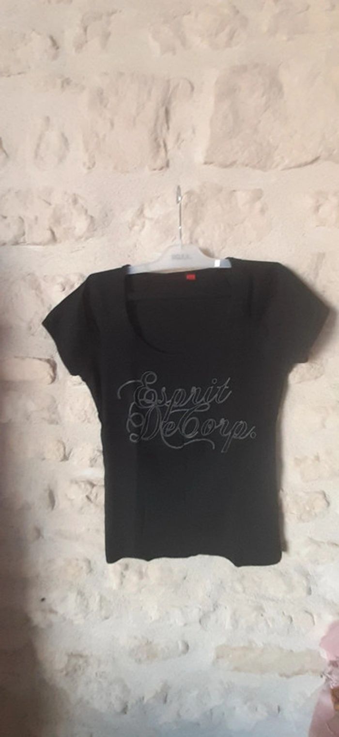 Tee-shirt noir Esprit Taille M