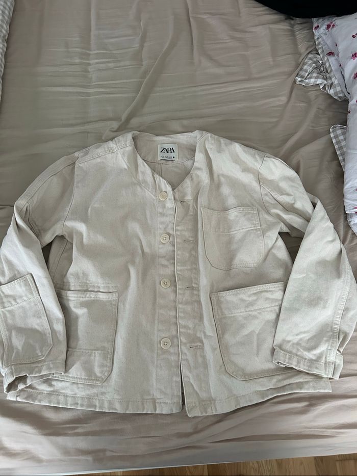 Veste beige Zara - photo numéro 3