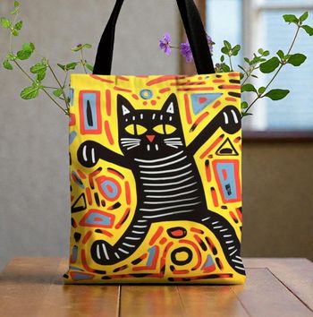 Sac fourre-tout toile graffiti