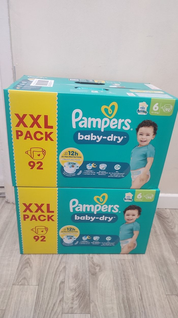 Couche Pampers taille 6