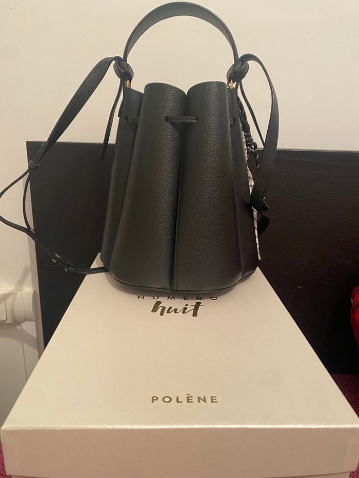 Sac Polène numéro huit couleur noire, neuf, grand modèle , livré dans sa boite d’origines - photo numéro 3