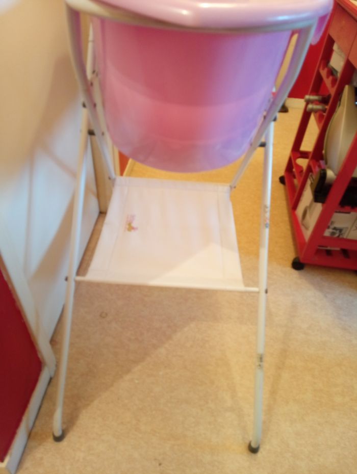 Baignoire bébé sur pied avec transat - photo numéro 3