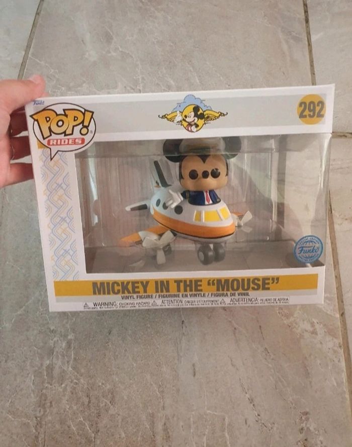 Pop Mickey Pilote d'avion neuf