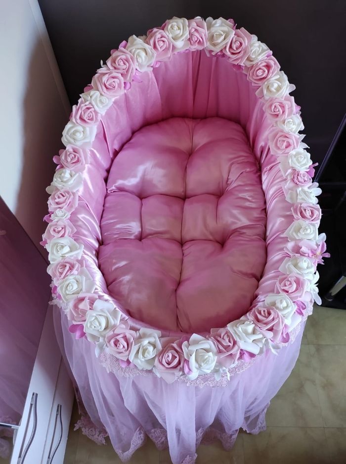 Lit berceau fantaisie artisanal - photo numéro 2