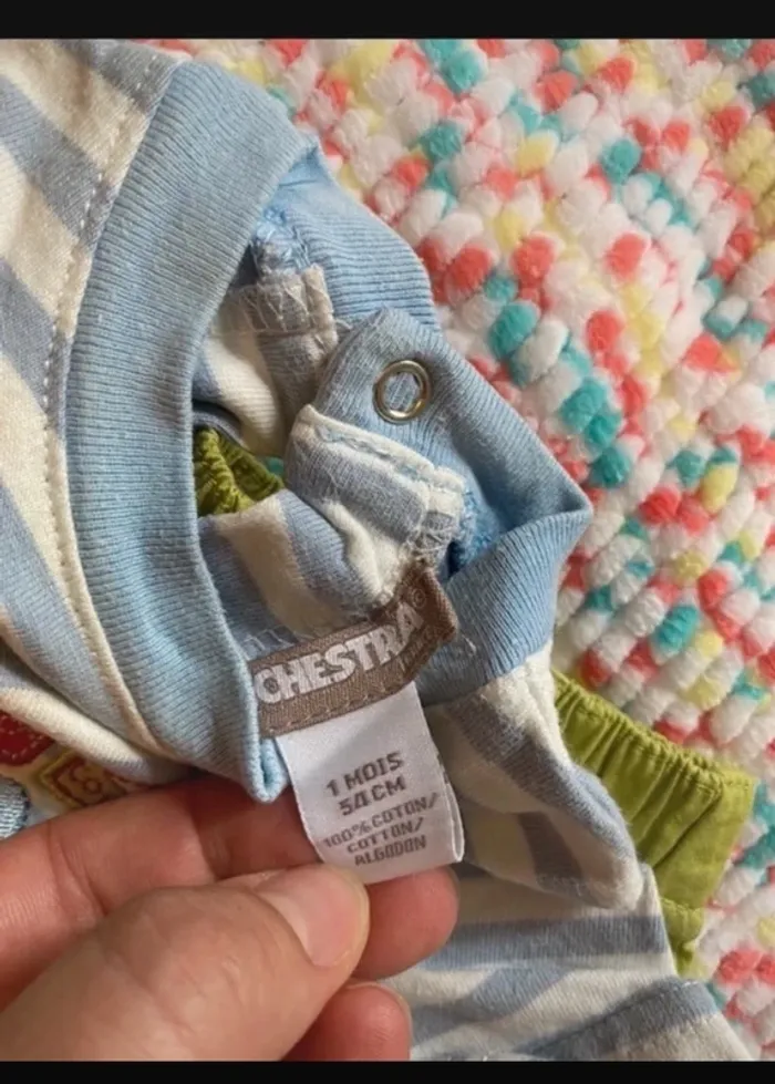 Teeshirt et short 1 mois été - photo numéro 3