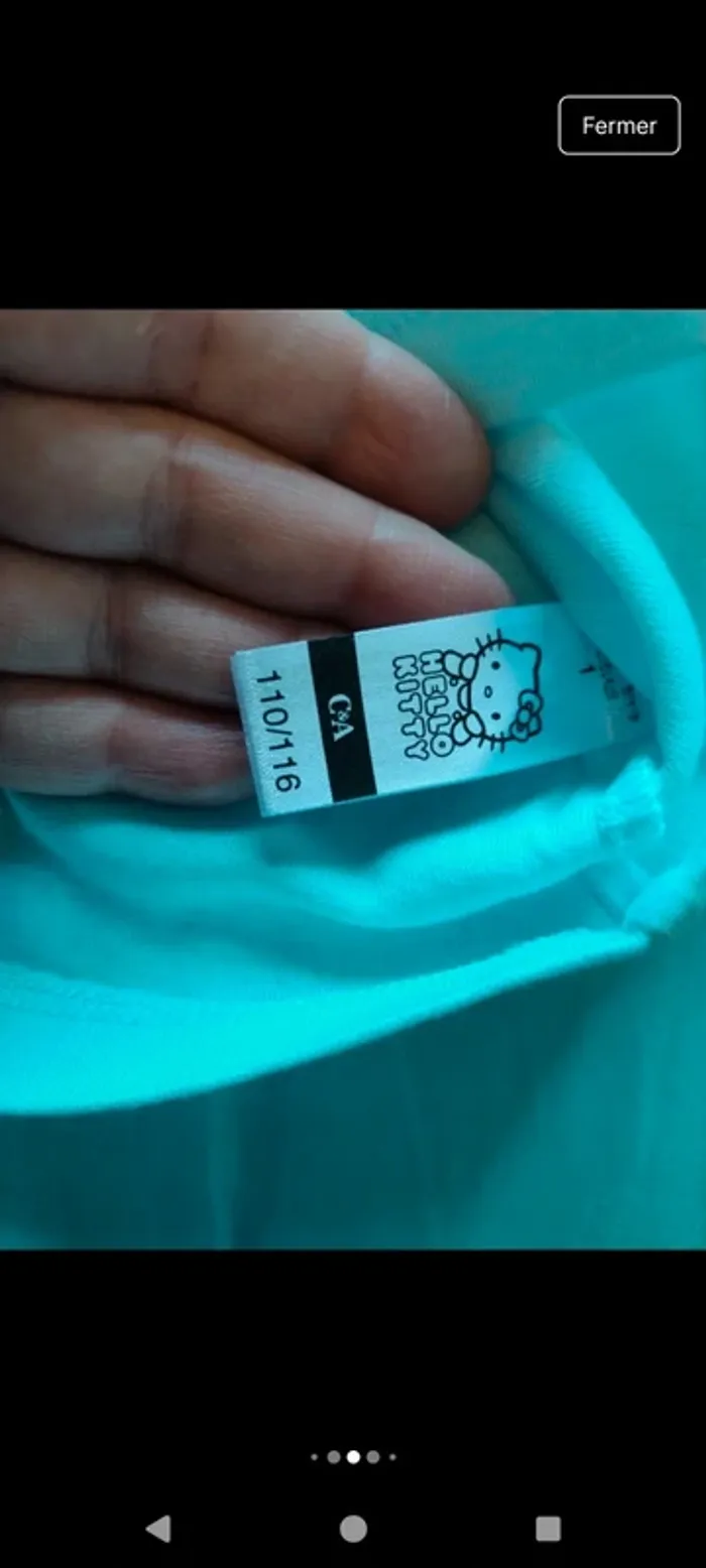 Débardeurs fille Hello Kitty en 100% coton - photo numéro 2