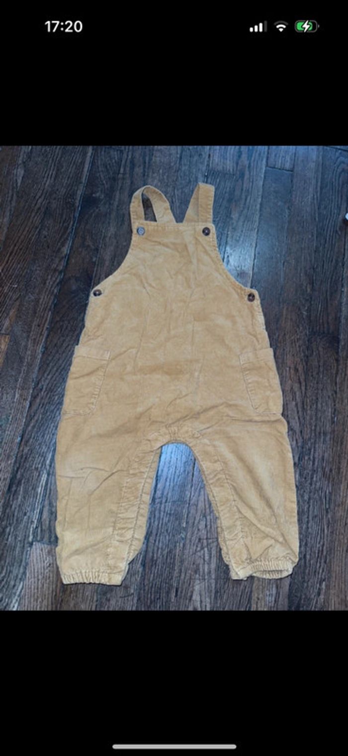 Salopette velour Bout’chou 12 mois