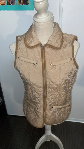 Veste sans manches SMF camel neuve (taille S)