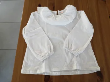 Jolie Blouse blanche 3/4ans