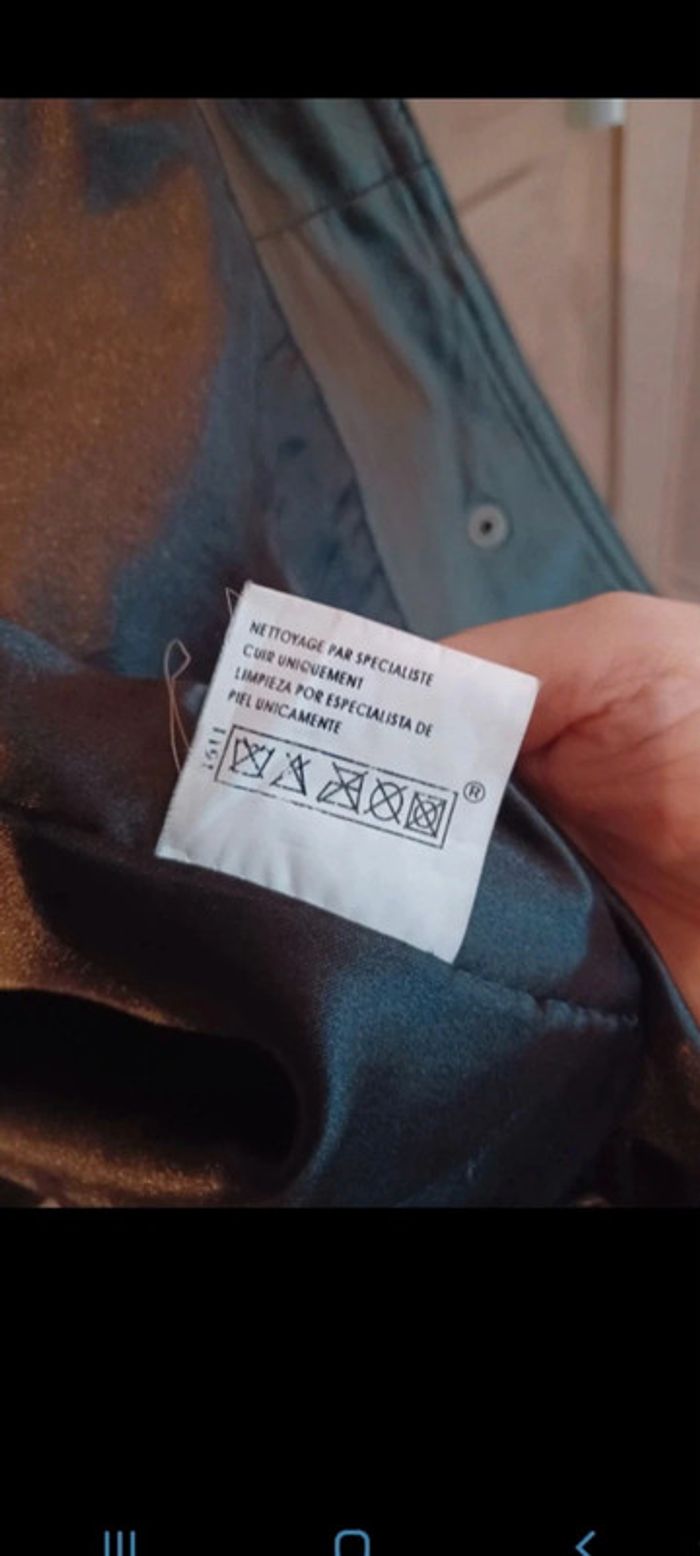 Magnifique veste en cuir véritable Taille 44 - photo numéro 5