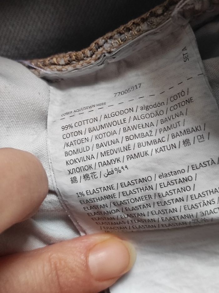 Jean mom gris clair taille XS - photo numéro 5