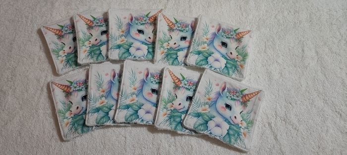 Lot lingettes licorne